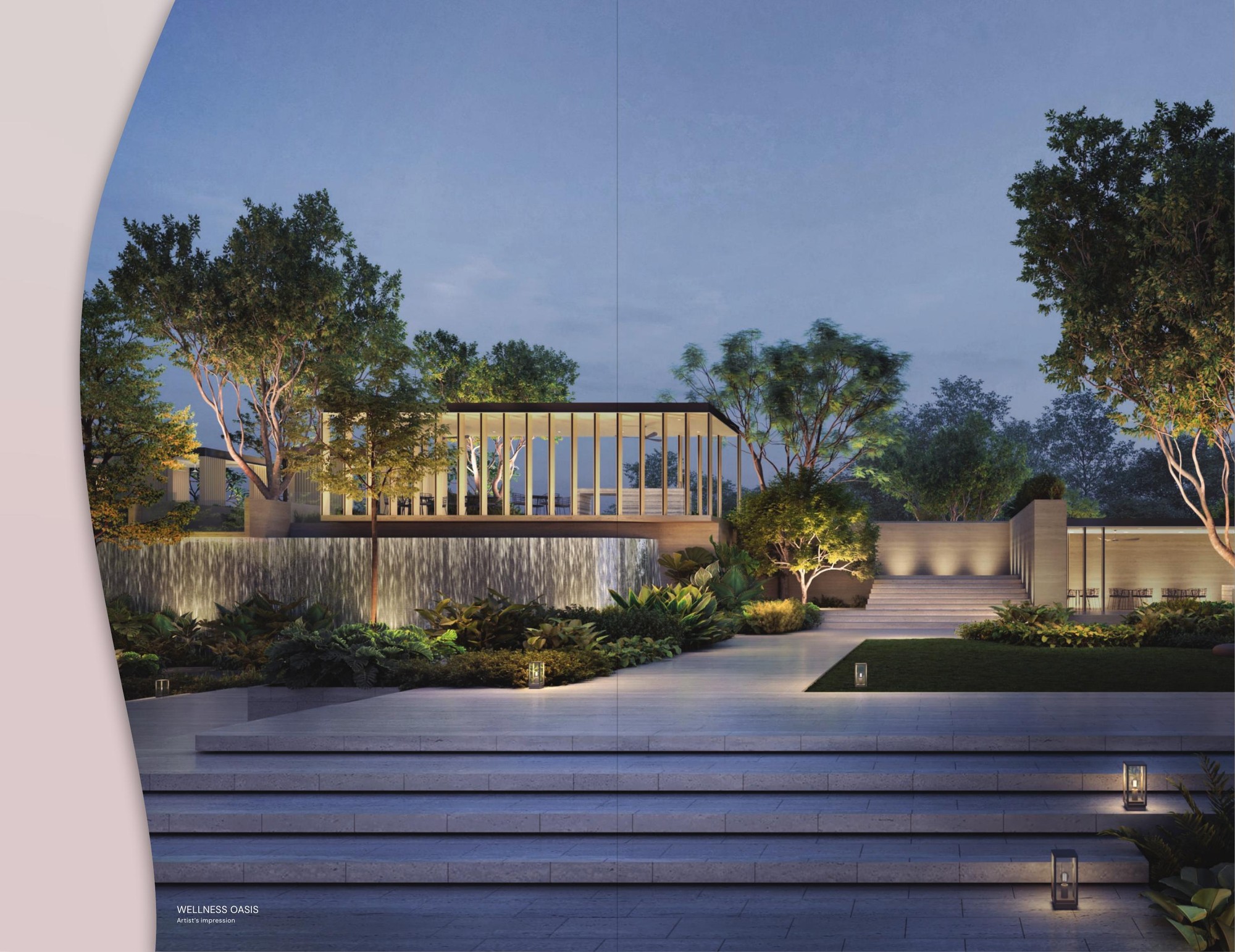Artist's impression of the Wellness Oasis at Zyon Grand